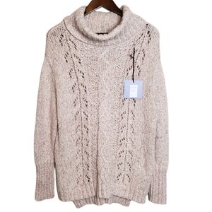 NWT Michelle Nicole Cable Knit Oversized sweater